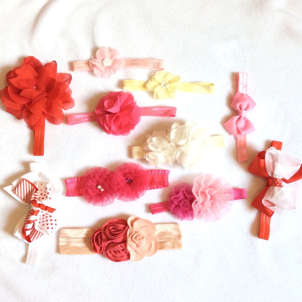 Set of 11 assorted headbands